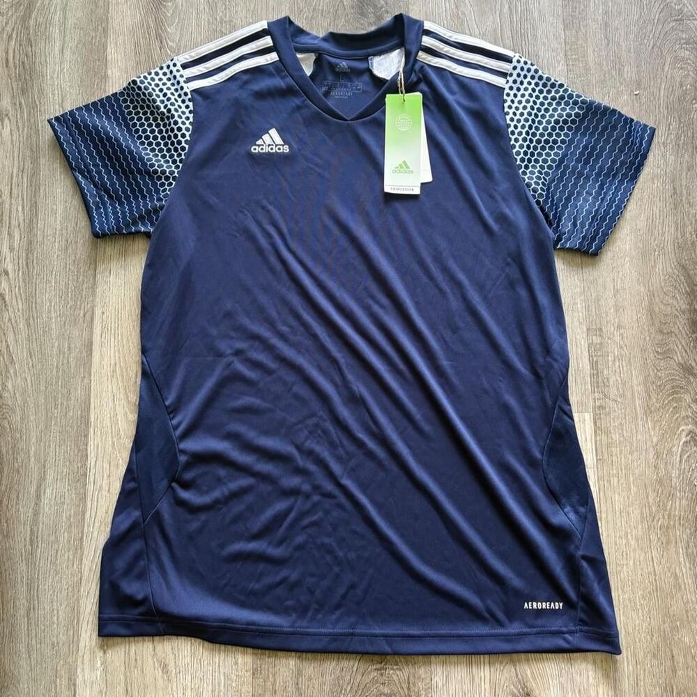 Adidas Women's Navy and Blue Jersey